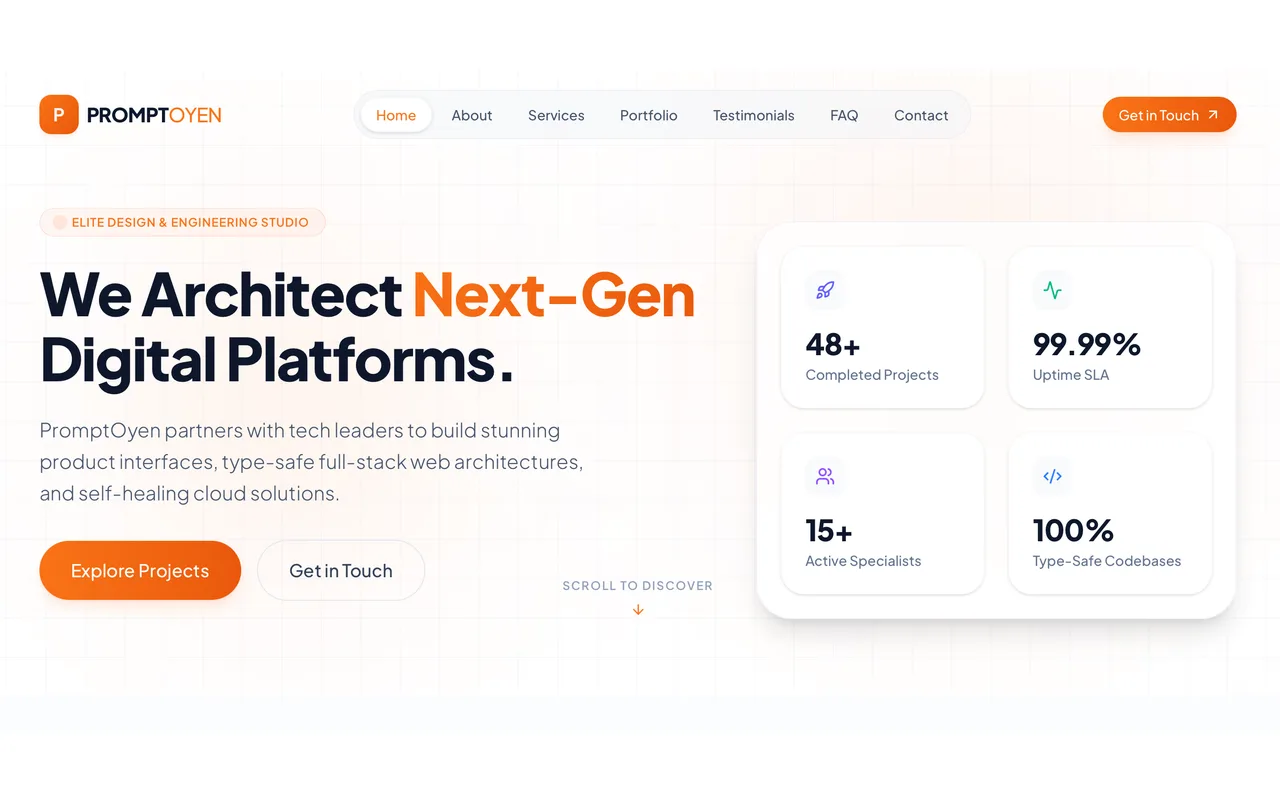 Prompt Website Company Profile Agensi (Premium + Animasi)